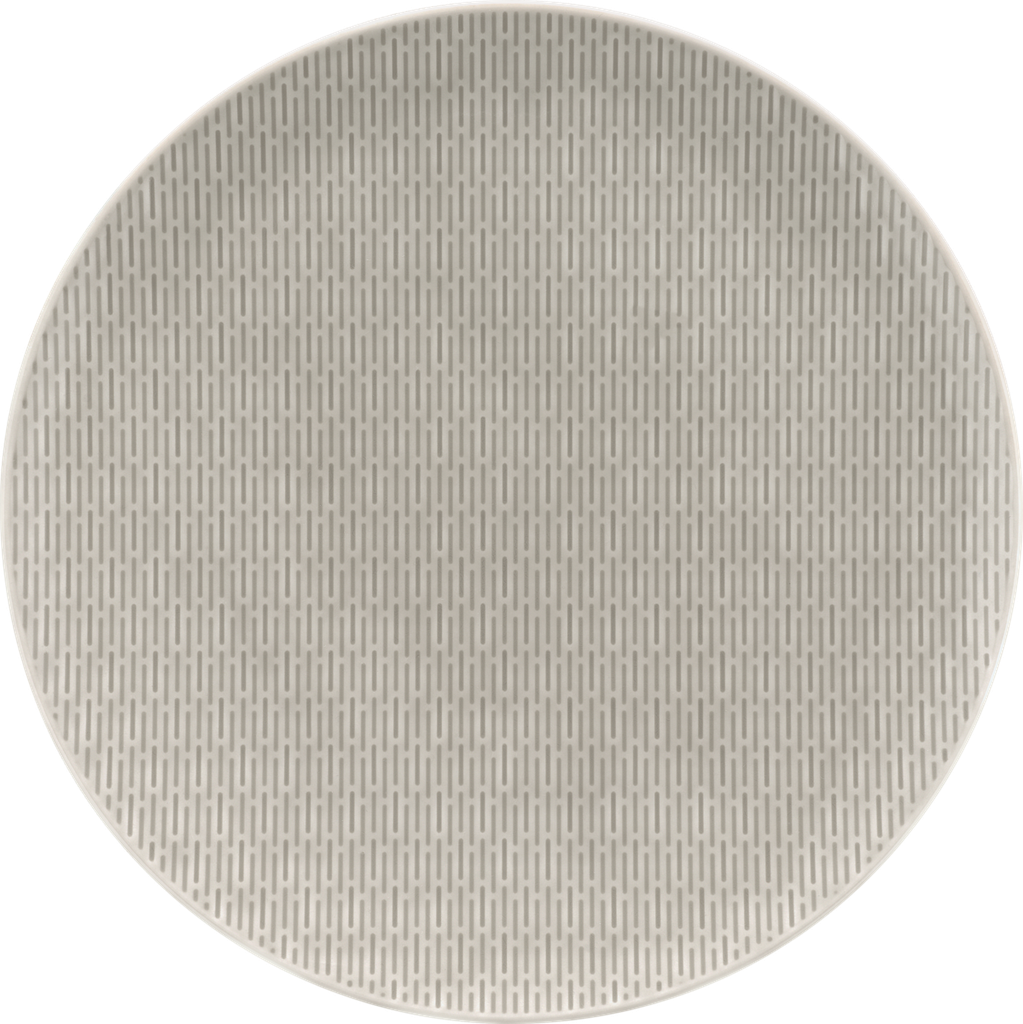 SCOPE LINEA - Plate flat round coupe structure 28cm, BAUSCHER