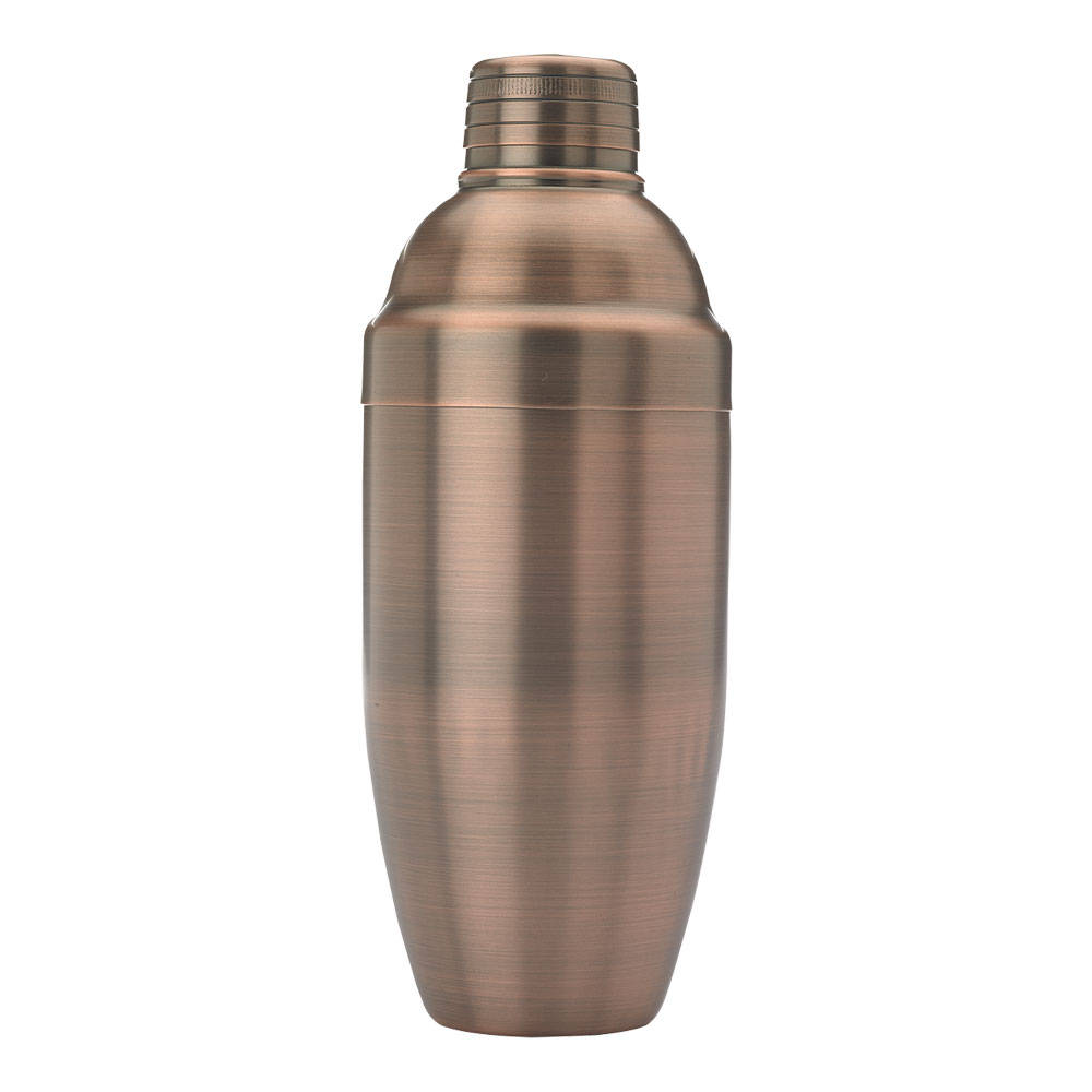 SHAKE - 3-Pc. Japanese Cocktail Shaker Set, Antique Copper, BARFLY