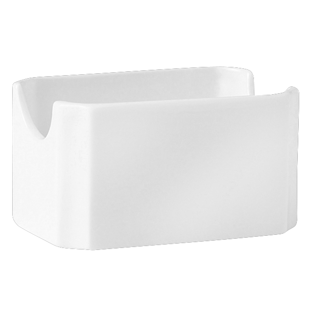 MONACO - SUGAR PACKET CONTAINER 4 1/8 IN X 2 3/4 IN X 2 IN, STEELITE DISTINCTION
