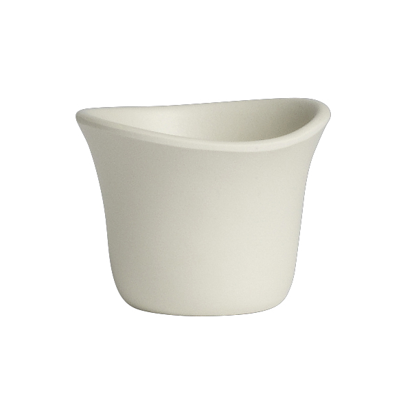 MARISOL - SAUCE DISH 2 3/4 IN X 2 1/4 IN (3 OZ) MARISOL SANDSHELL, DELFIN MELAMINE