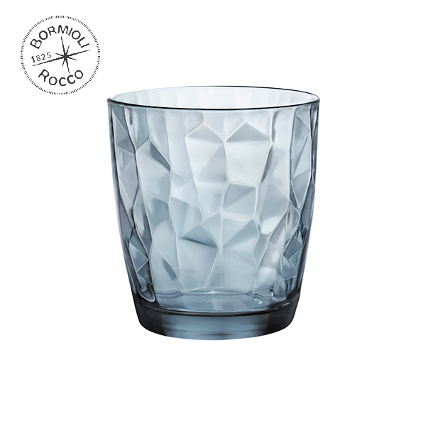 DIAMOND WATER OCEAN BLUE 10.3oz, BORMIOLI ROCCO