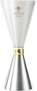 MEASURE - 1 x 2 oz. Slim Style Jigger, Stainless w/Gold Band, BARFLY