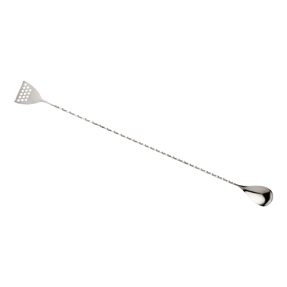 STIR - Bar Spoon with Strainer End, 15 3/4" (40.0 cm), Stainless Steel, BARFLY