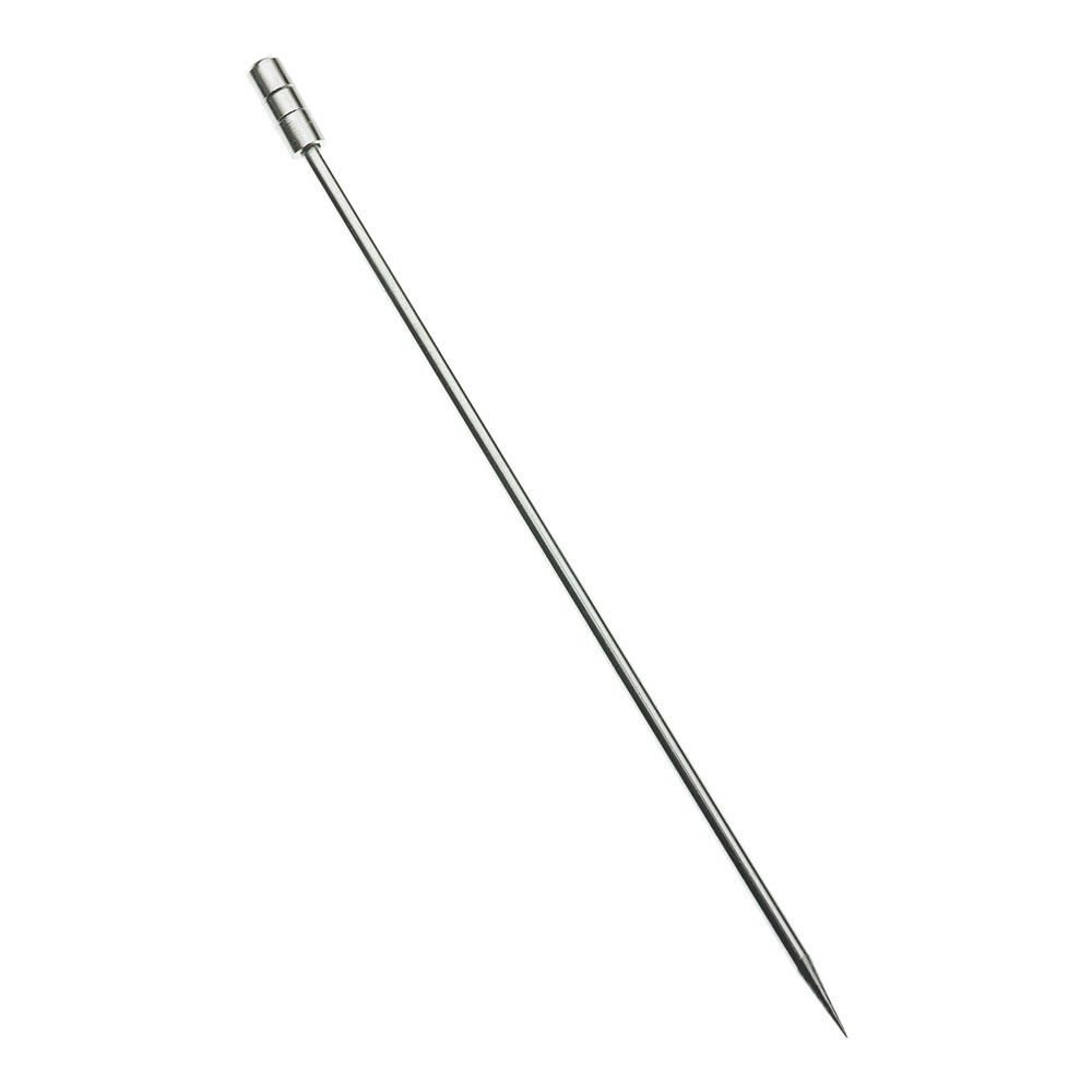 SERVE - Cocktail Picks, Grooved Top, Set of 12, 4 3/8", Stainless Steel, BARFLY