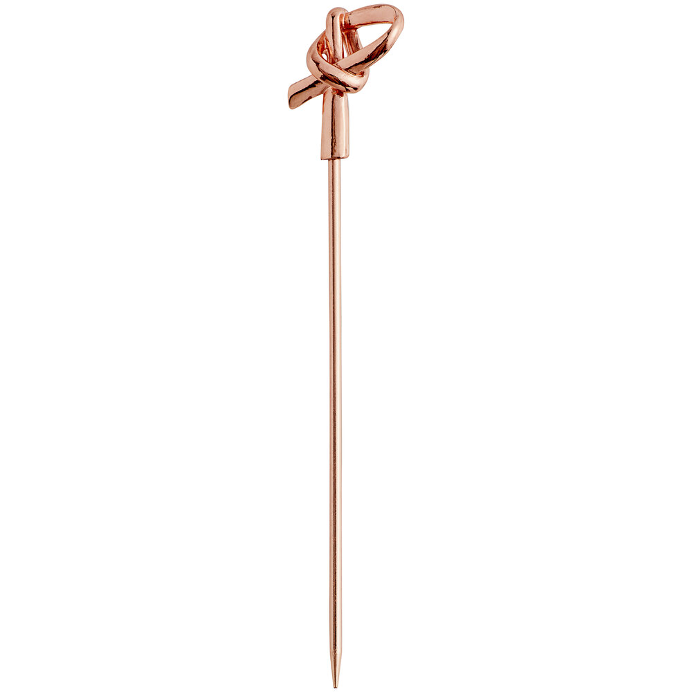 PALILLO COCTEL SET 12 FORMA DE BAMBOO COBRE 18-8 SS, M37182CP, BARFLY