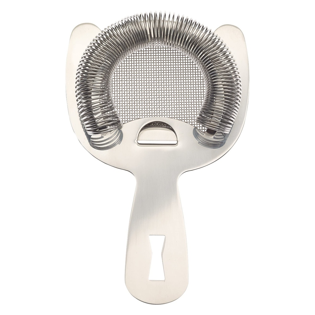 STRAIN - Fine Mesh Spring Strainer, Stainless Steel, BARFLY