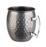 MOSCOW MULE / JULEP - MOSCOW MULE TAZA ACERO INOX., 9*10CM , 93346, APS, APS