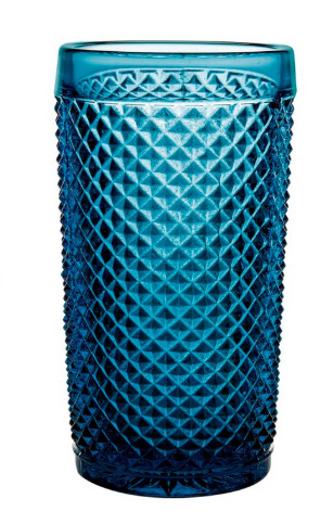 BICOS - Pack con 4 Vasos de Whisky Altos Azul, VISTA ALEGRE