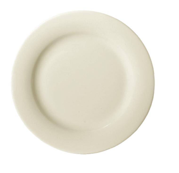 RAFFINESSE - Plate flat round with rim 21cm, BAUSCHER