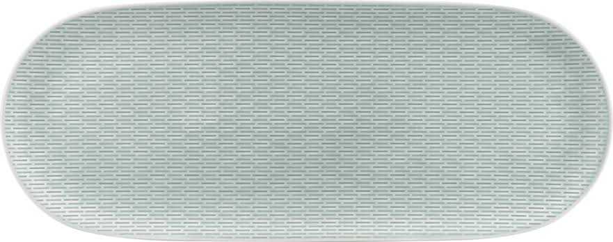 SCOPE GLOW SEA - Platter oval coupe structure SEA 46x18cm, BAUSCHER
