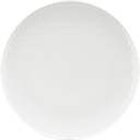 SCOPE LINEA - Plate flat round coupe structure 28cm, BAUSCHER