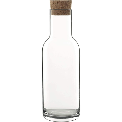 [CR-BL52-00002] Carafe Sublime 1 L. w/cork sto 37.9oz, BORMIOLI LUIGI, A11627G0602AA01