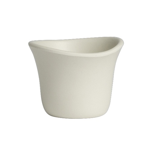 [ME-ST26-00050] MARISOL - SAUCE DISH 2 3/4 IN X 2 1/4 IN (3 OZ) MARISOL SANDSHELL, DELFIN MELAMINE, 7002DD018