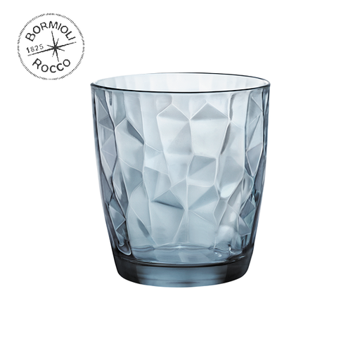 [CR-BR50-00014] DIAMOND WATER OCEAN BLUE 10.3oz, BORMIOLI ROCCO, 350220M02321990
