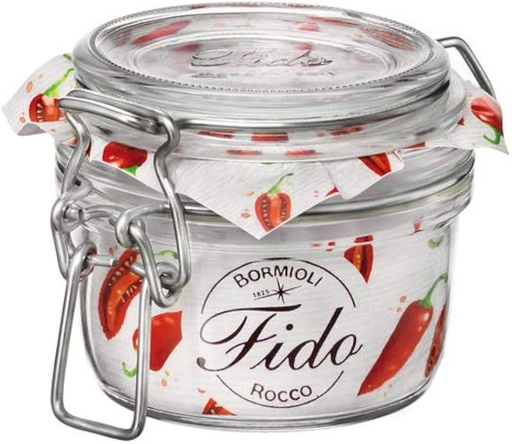 [CR-BR68-00024] FIDO TERRINA HERM. 250 ml FIDOLOGO 8.6oz, BORMIOLI ROCCO, 141360FSA121990