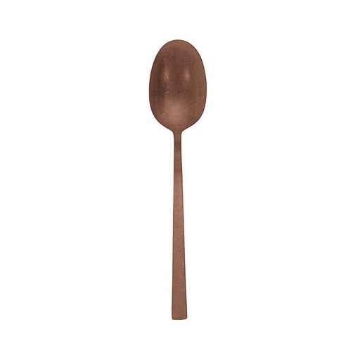 [CU-SB51-00006] SBT POSAT. LINEA Q PVD - Cuchara Postre Linea Q Vintage Pvd Copper, SAMBONET, 52430C25