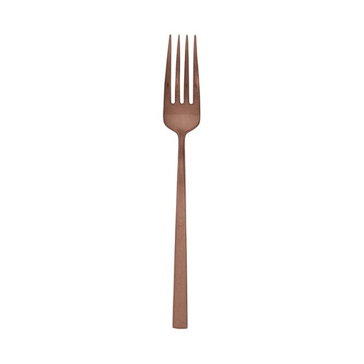 [CU-SB51-00007] SBT POSAT. LINEA Q PVD - Tenedor Postre Linea Q Vintage Pvd Copper, SAMBONET, 52430C26