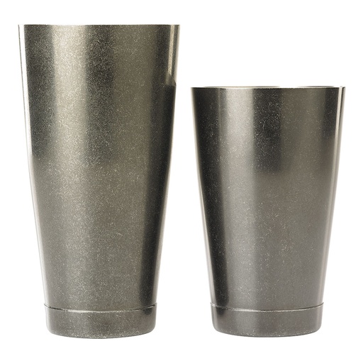 [BA-BA01-00027] SHAKE - Shaker/Tin Set, Vintage Black M37009VBK, BARFLY, M37009VBK
