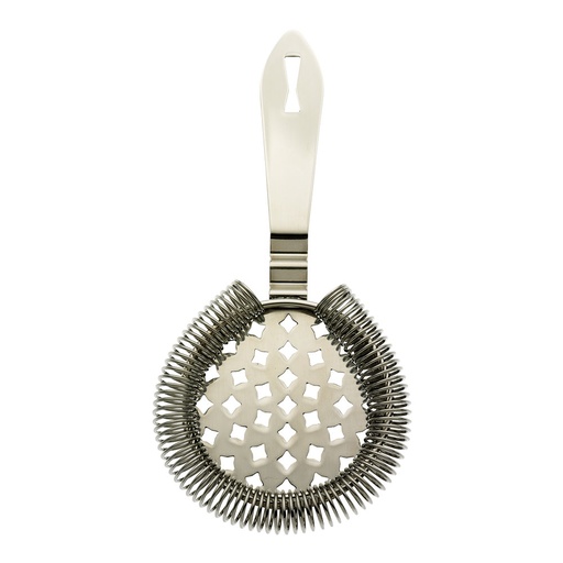 [BA-BA02-00019] STRAIN - Classic Hawthorne Spring Bar Strainer, Stainless Steel, BARFLY, M37037