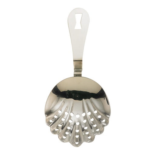 [BA-BA02-00031] STRAIN - Scalloped Julep Strainer, Stainless Steel, BARFLY, M37029
