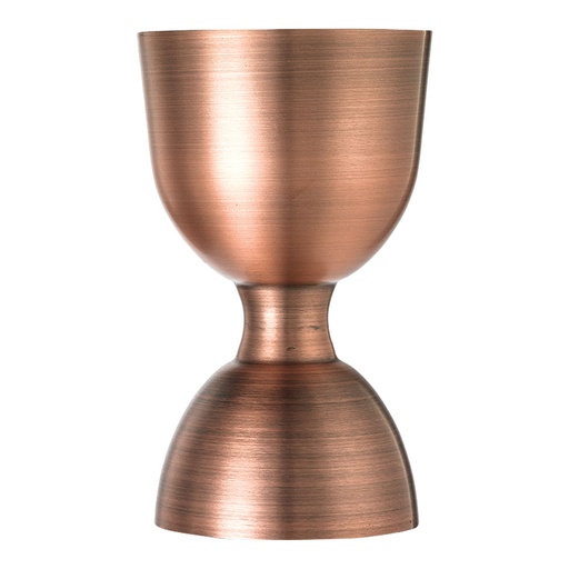 [BA-BA03-00035] MEASURE - 1 x 2 oz. Heavy-Duty Straight Rim Bell Jigger, Antique Copper, BARFLY, M37006ACP
