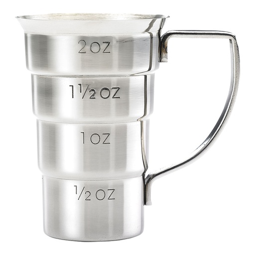 [BA-BA03-00047] MEASURE - Stepped Jigger w/Handle, Stainless Steel, 2 oz., BARFLY, M37108