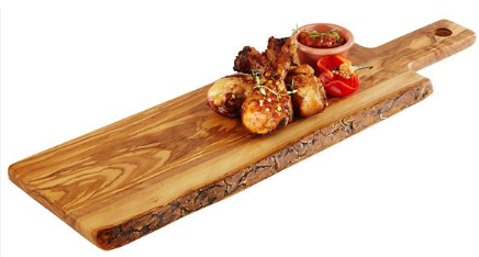 [BU-AP08-00002] TABLAS - TABLA DE SERVIR C/ASAS 40*15 CM MADERA OLIVO, 873, APS, ASSHEUER + POTT GMBH (APS), 873