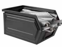 [BU-AP01-00002] ACCESORIOS - INDUSTRIAL CAJA BOCADITOS 23*15.5*13 METAL NEGRO, 40676, APS, ASSHEUER + POTT GMBH (APS), 40676