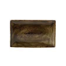 [VA-ST225-00007] CRAFT MARRON PLATO RECTANGULO 27*17CM, 11320550, STEELITE, 11320550