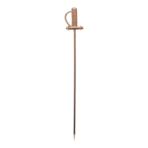 [BA-BA07-00048] SERVE - Cocktail Picks, Sword, Set of 12, Gold Plated, BARFLY, M37065GD