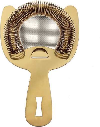 [BA-BA02-00043] STRAIN - Fine Mesh Spring Strainer, Gold Plated, BARFLY, M37185GD