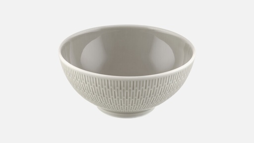 [VA-B42-00002] SCOPE GLOW GRAY - Bowl round structure GRAY 13cm/0.45l, BAUSCHER, 6736545A