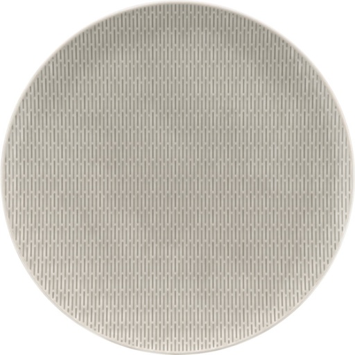 [VA-B42-00018] SCOPE GLOW GRAY - Plate flat round coupe structure GRAY 20cm, BAUSCHER, 6731270A