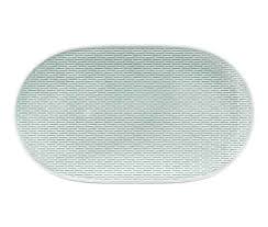 [VA-B43-00010] SCOPE GLOW SEA - Platter oval coupe structure SEA 32x19cm, BAUSCHER, 6732282B