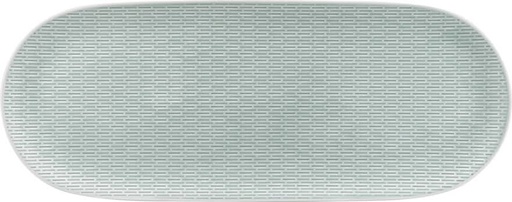 [VA-B43-00012] SCOPE GLOW SEA - Platter oval coupe structure SEA 46x18cm, BAUSCHER, 6732296B