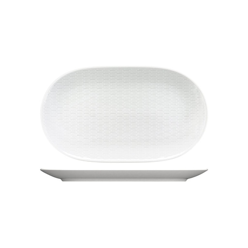 [VA-B44-00003] SCOPE LINEA - Platter oval coupe structure 23x15cm, BAUSCHER, 6732273